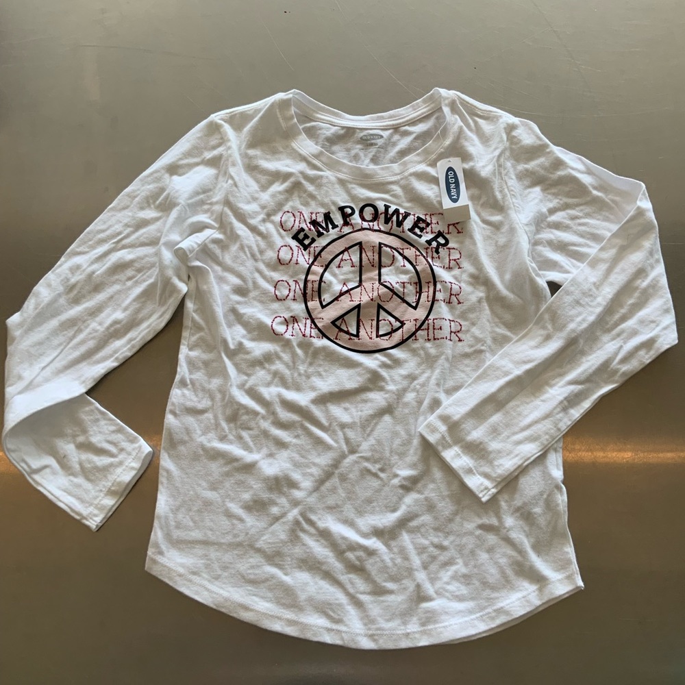 Girls peace tee NWT